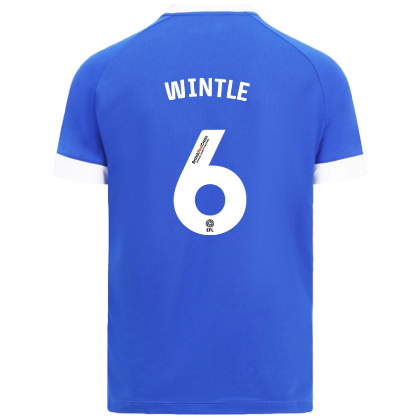 Criança Camisola Ryan Wintle #6 Céu Azul Principal 2024/25 Camisa Brasil