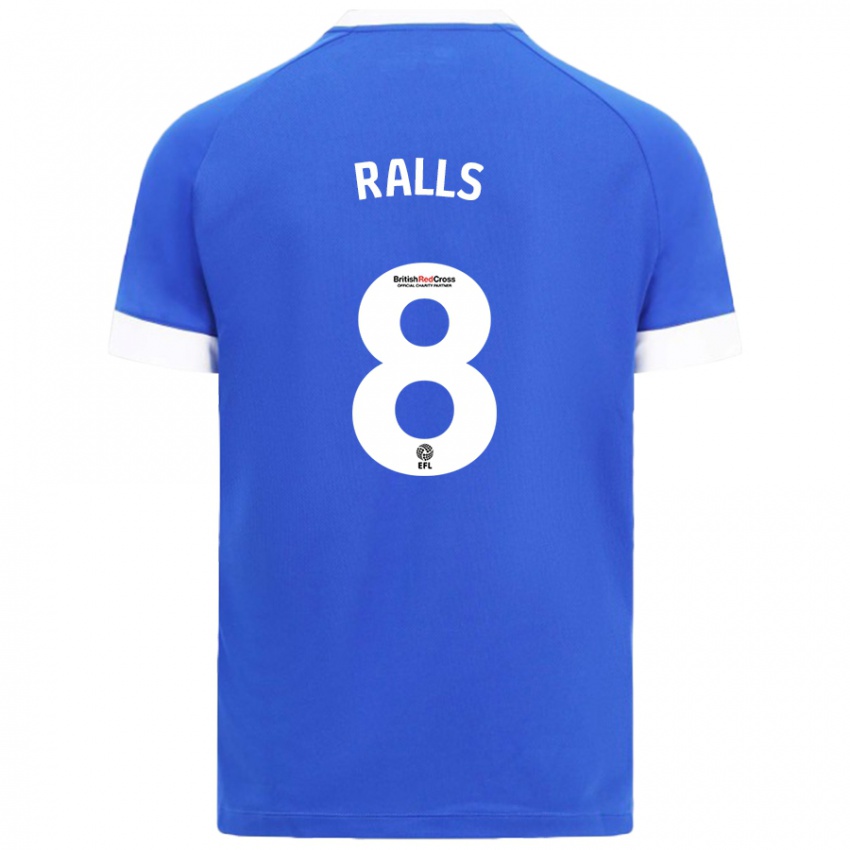 Criança Camisola Joe Ralls #8 Céu Azul Principal 2024/25 Camisa Brasil