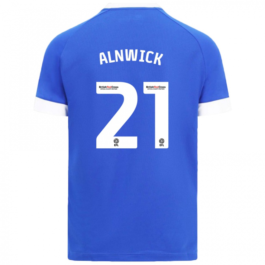 Criança Camisola Jak Alnwick #21 Céu Azul Principal 2024/25 Camisa Brasil