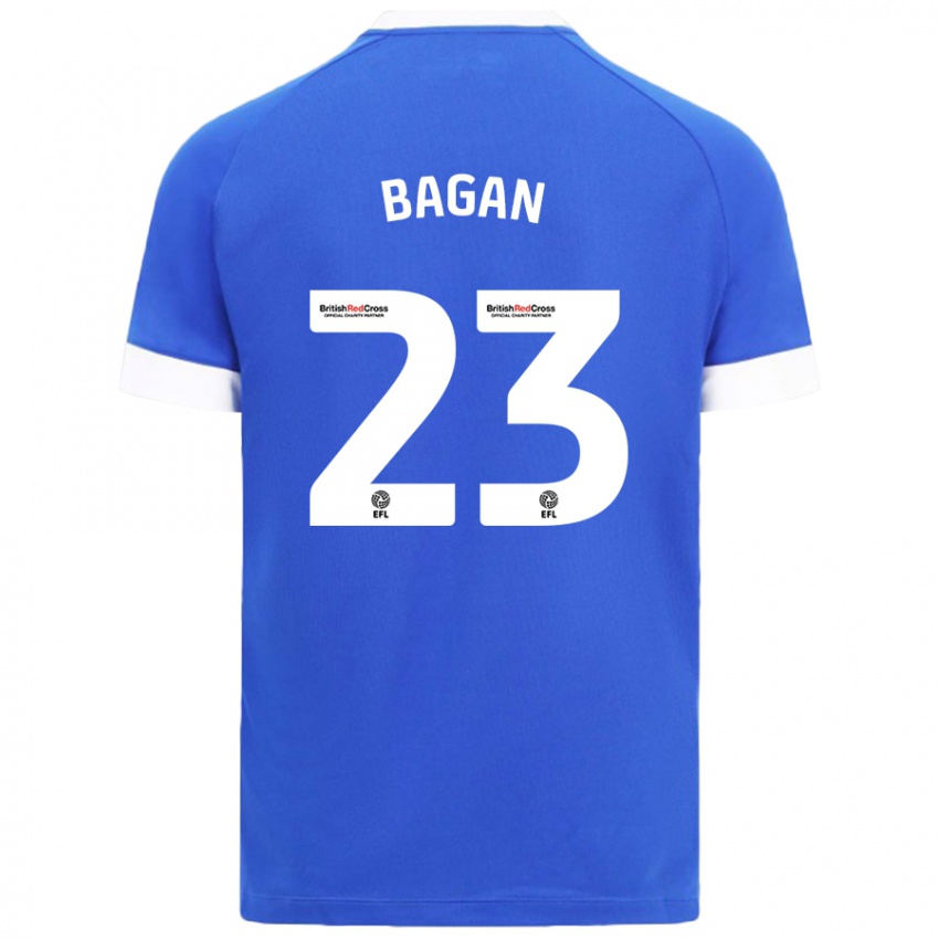 Criança Camisola Joel Bagan #23 Céu Azul Principal 2024/25 Camisa Brasil