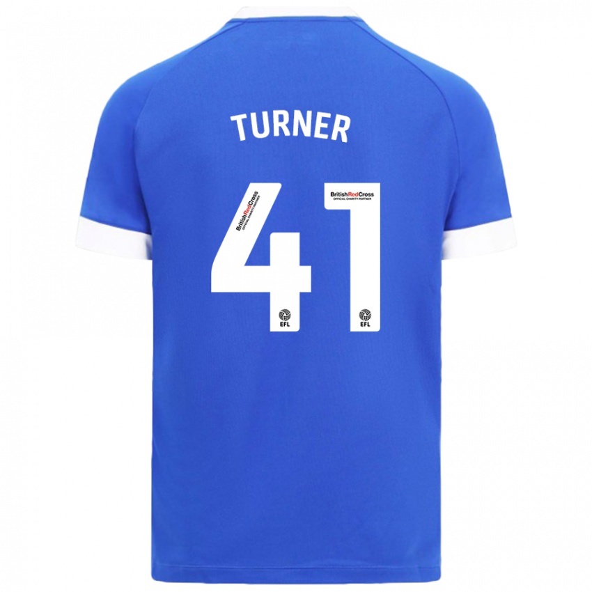 Criança Camisola Matthew Turner #41 Céu Azul Principal 2024/25 Camisa Brasil