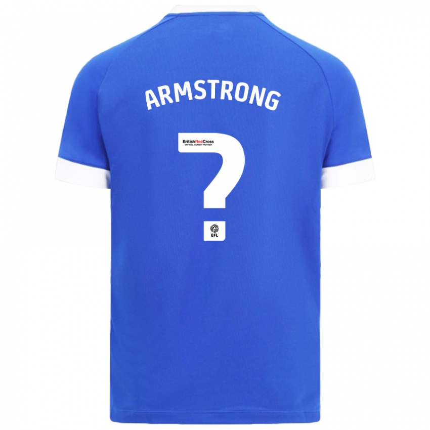 Criança Camisola Luke Armstrong #0 Céu Azul Principal 2024/25 Camisa Brasil