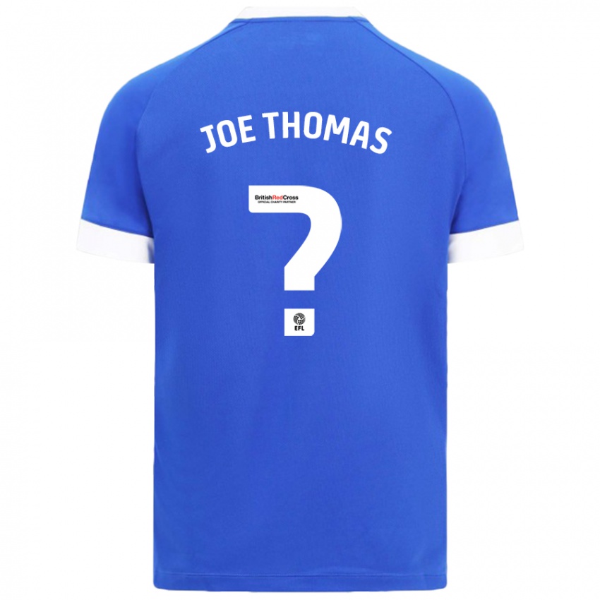 Criança Camisola Joe Thomas #0 Céu Azul Principal 2024/25 Camisa Brasil