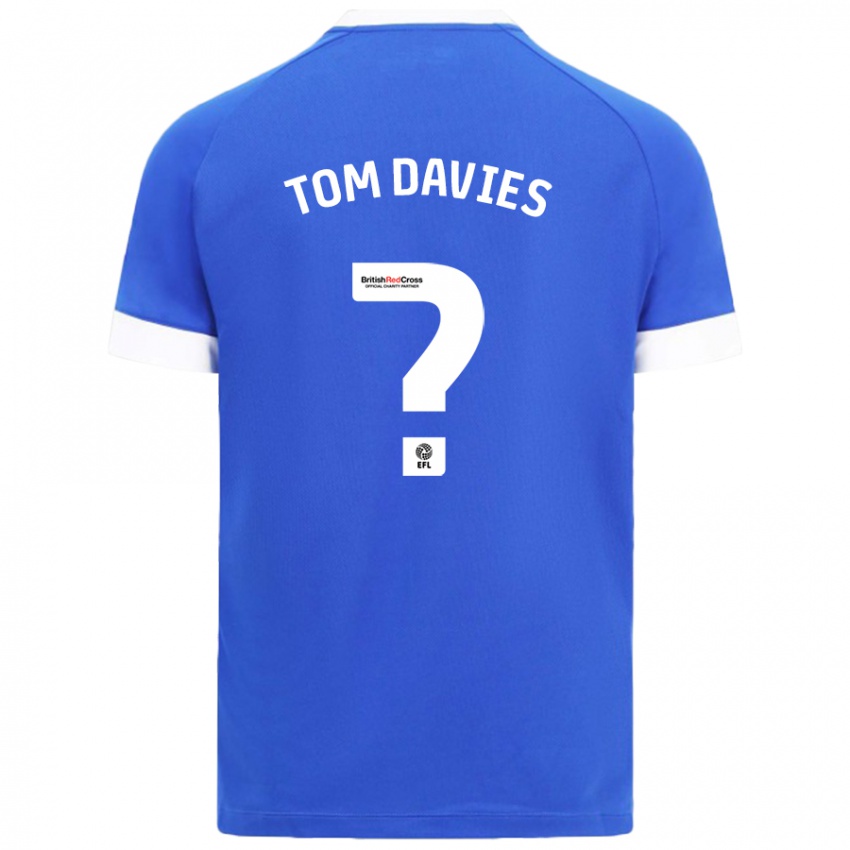 Criança Camisola Tom Davies #0 Céu Azul Principal 2024/25 Camisa Brasil