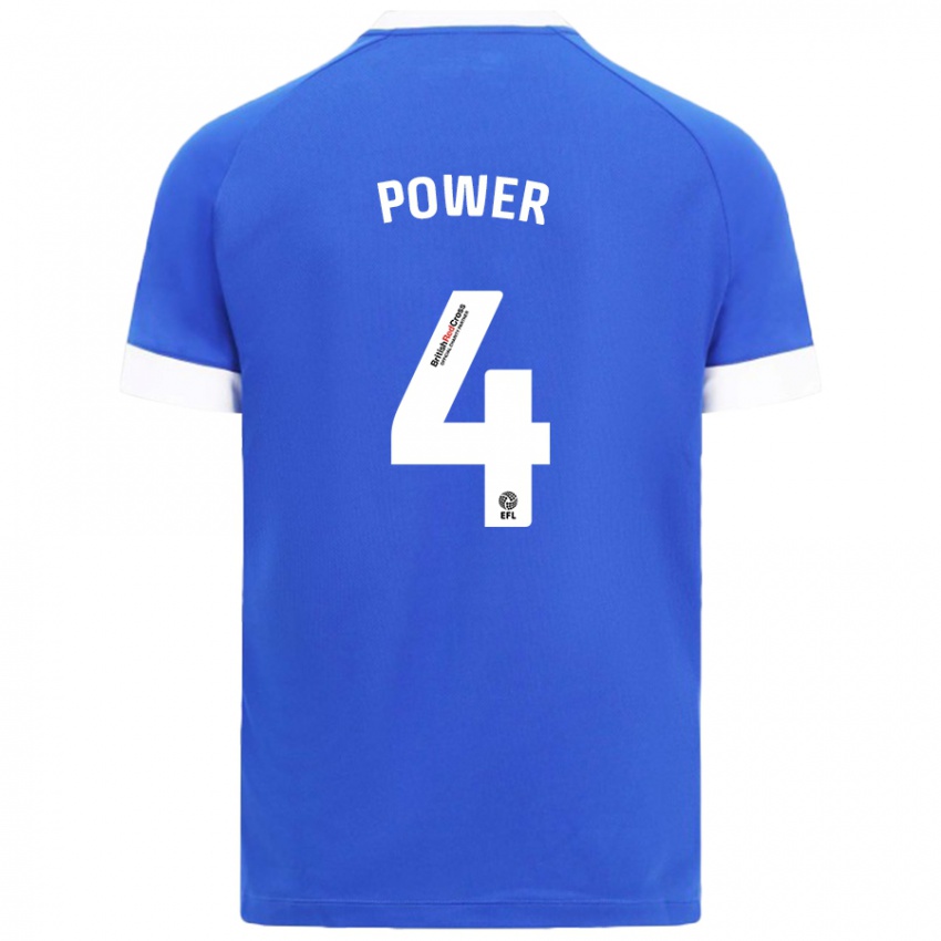 Criança Camisola Hannah Power #4 Céu Azul Principal 2024/25 Camisa Brasil