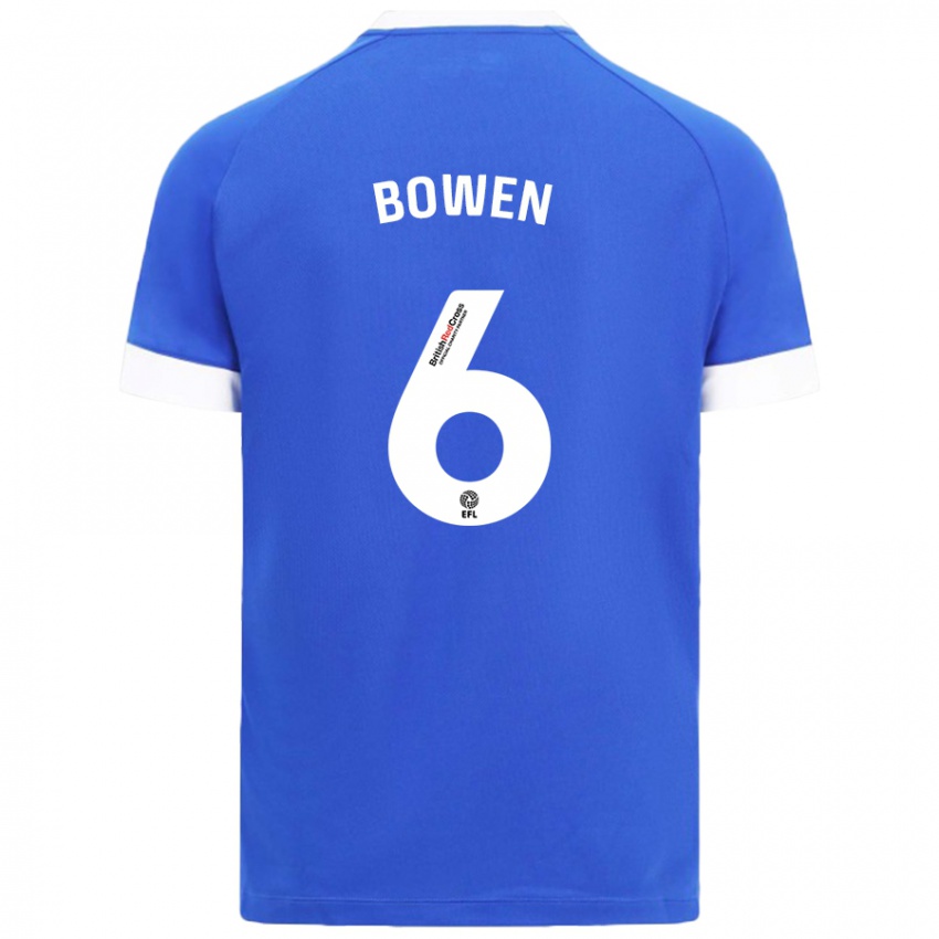 Criança Camisola Megan Bowen #6 Céu Azul Principal 2024/25 Camisa Brasil