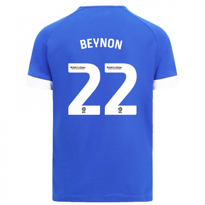 Criança Camisola Emma Beynon #22 Céu Azul Principal 2024/25 Camisa Brasil