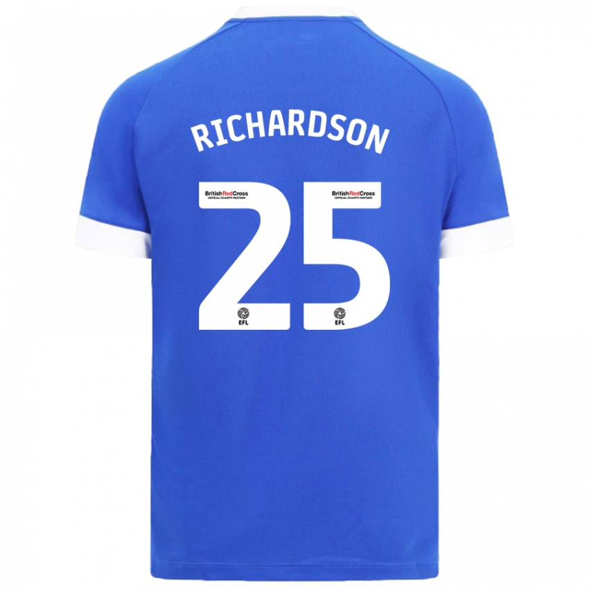 Criança Camisola Tija Richardson #25 Céu Azul Principal 2024/25 Camisa Brasil