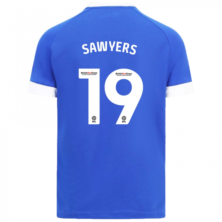 Criança Camisola Romaine Sawyers #19 Céu Azul Principal 2024/25 Camisa Brasil