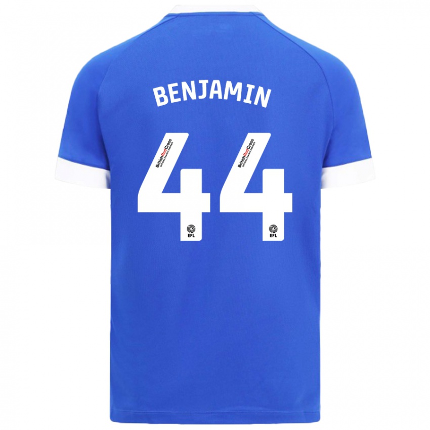 Criança Camisola Xavier Benjamin #44 Céu Azul Principal 2024/25 Camisa Brasil