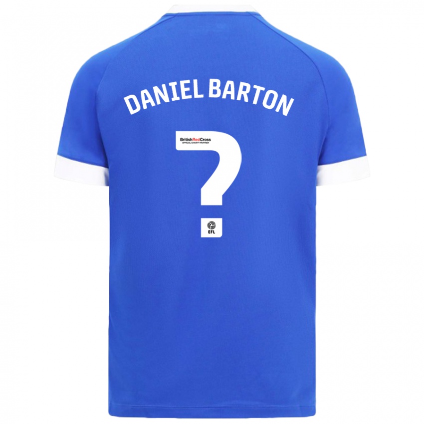 Criança Camisola Daniel Barton #0 Céu Azul Principal 2024/25 Camisa Brasil