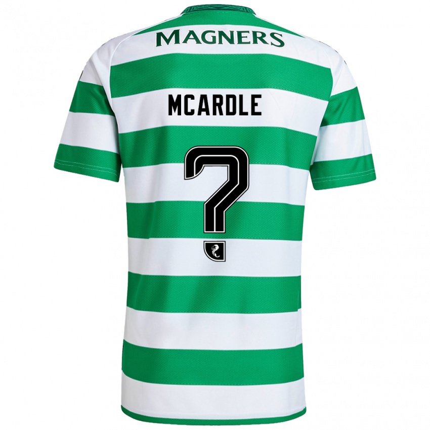 Criança Camisola Sean Mcardle #0 Branco Verde Principal 2024/25 Camisa Brasil