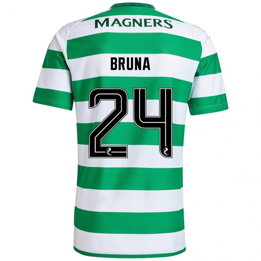 Criança Camisola Bruna Lourenço #24 Branco Verde Principal 2024/25 Camisa Brasil