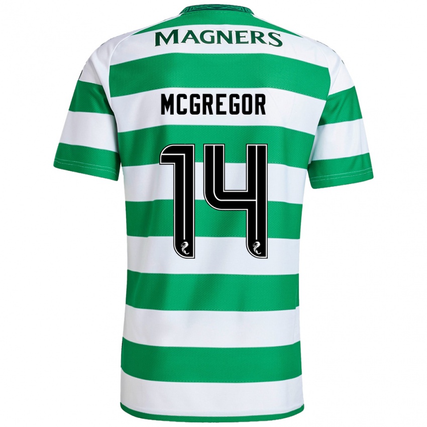 Criança Camisola Shannon Mcgregor #14 Branco Verde Principal 2024/25 Camisa Brasil