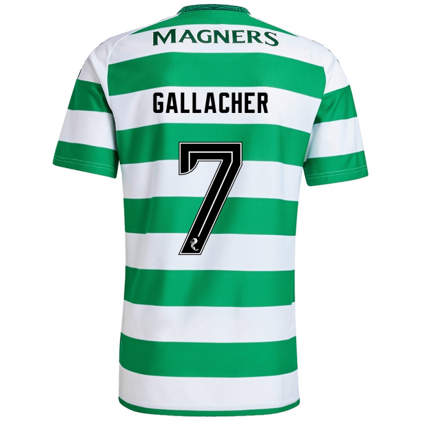 Criança Camisola Amy Gallacher #7 Branco Verde Principal 2024/25 Camisa Brasil