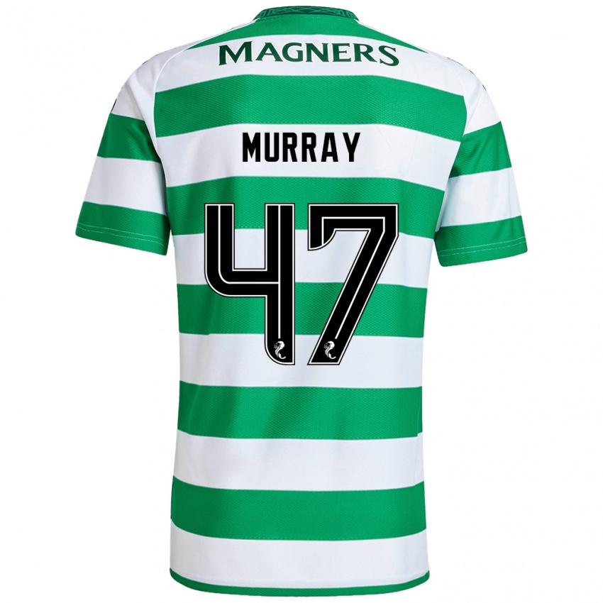 Criança Camisola Dane Murray #47 Branco Verde Principal 2024/25 Camisa Brasil