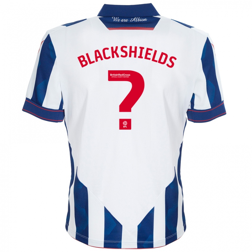 Criança Camisola Charlie Blackshields #0 Azul Escuro Branco Principal 2024/25 Camisa Brasil