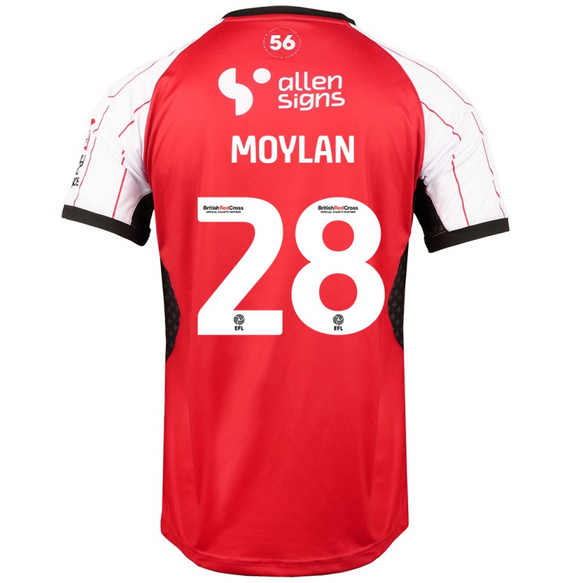 Criança Camisola Jack Moylan #28 Branco Principal 2024/25 Camisa Brasil