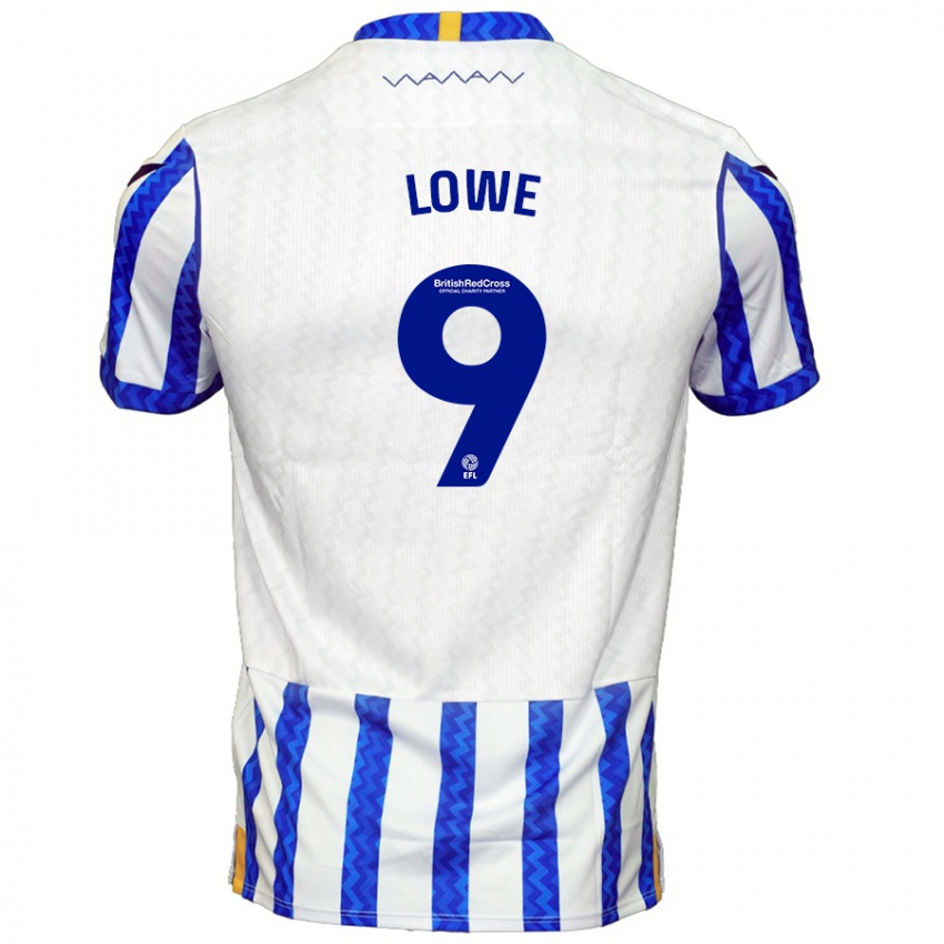 Criança Camisola Jamal Lowe #9 Branco Azul Principal 2024/25 Camisa Brasil