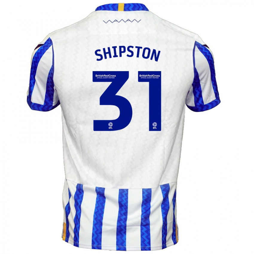 Criança Camisola Rio Shipston #31 Branco Azul Principal 2024/25 Camisa Brasil