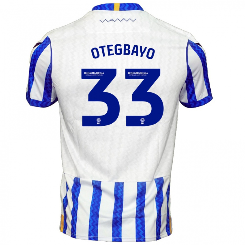 Criança Camisola Gabriel Otegbayo #33 Branco Azul Principal 2024/25 Camisa Brasil