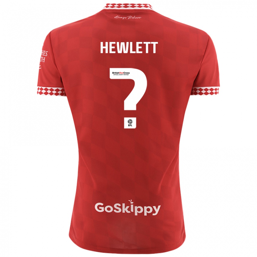 Criança Camisola Callum Hewlett #0 Vermelho Principal 2024/25 Camisa Brasil