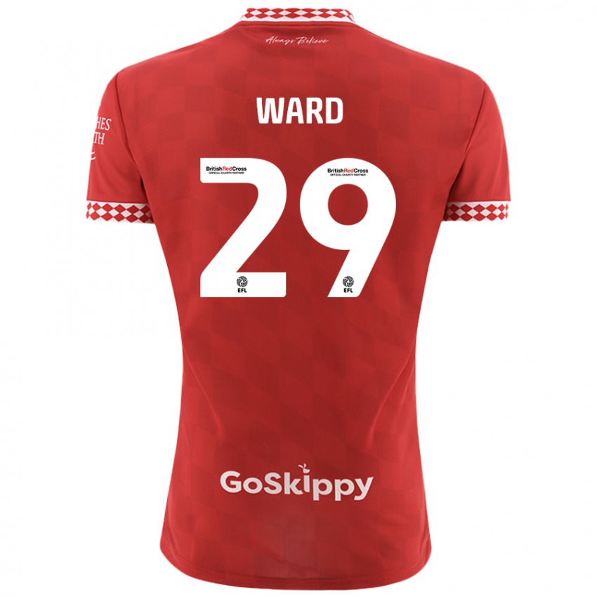 Criança Camisola Mari Ward #29 Vermelho Principal 2024/25 Camisa Brasil