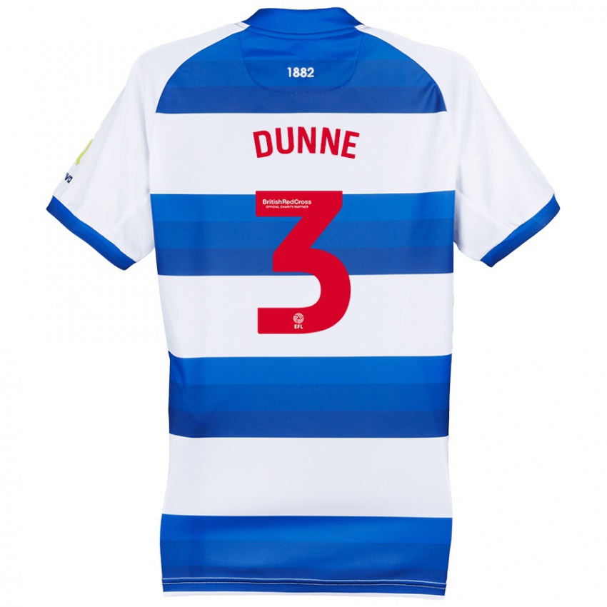 Criança Camisola Jimmy Dunne #3 Azul Branco Principal 2024/25 Camisa Brasil