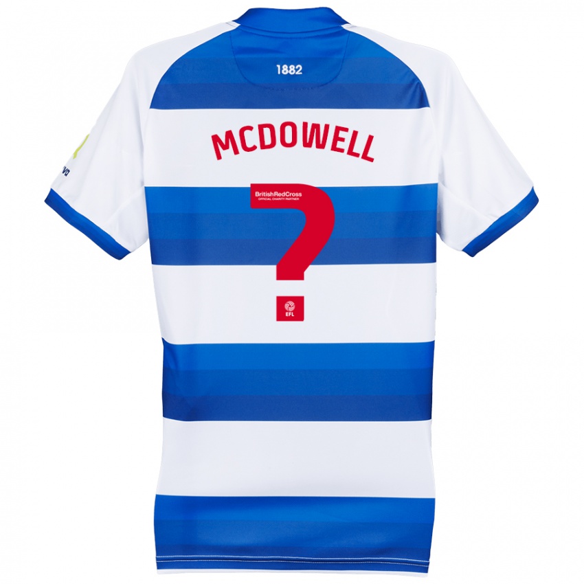 Criança Camisola Jack Mcdowell #0 Azul Branco Principal 2024/25 Camisa Brasil