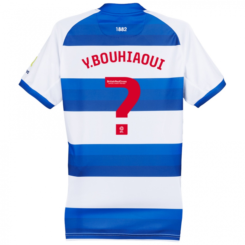 Criança Camisola Youssef Bouhiaoui #0 Azul Branco Principal 2024/25 Camisa Brasil