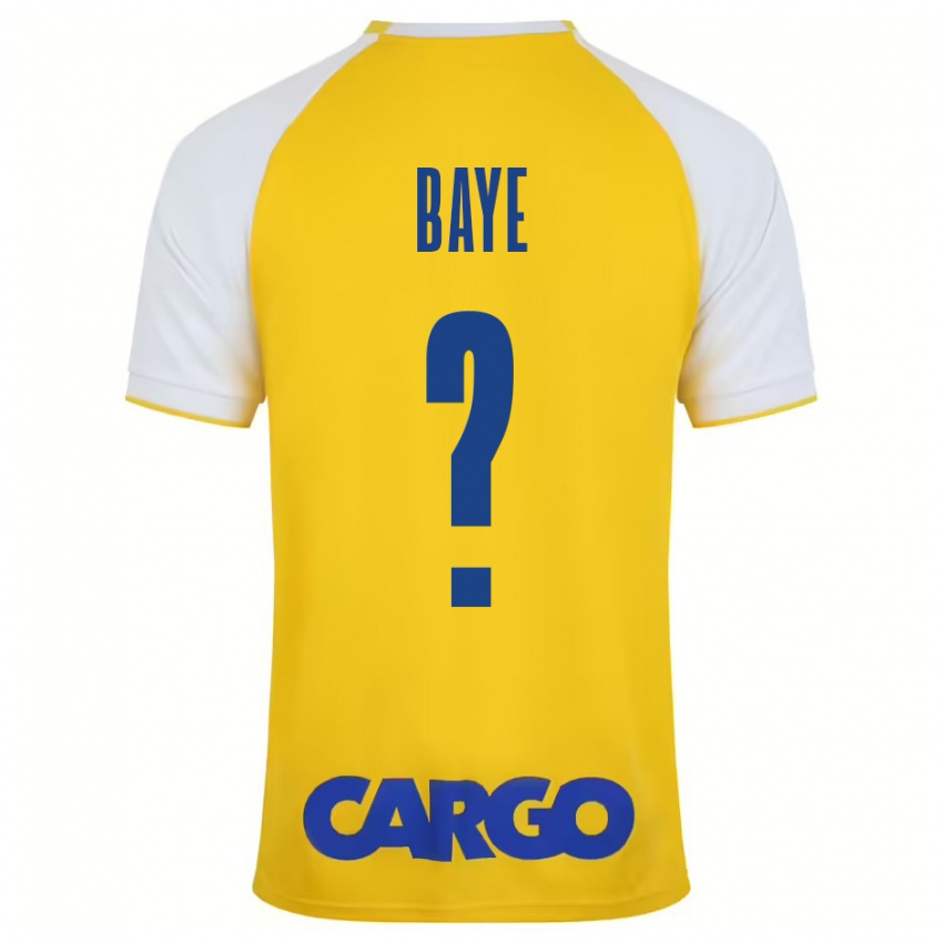 Criança Camisola Orel Baye #0 Branco Amarelo Principal 2024/25 Camisa Brasil