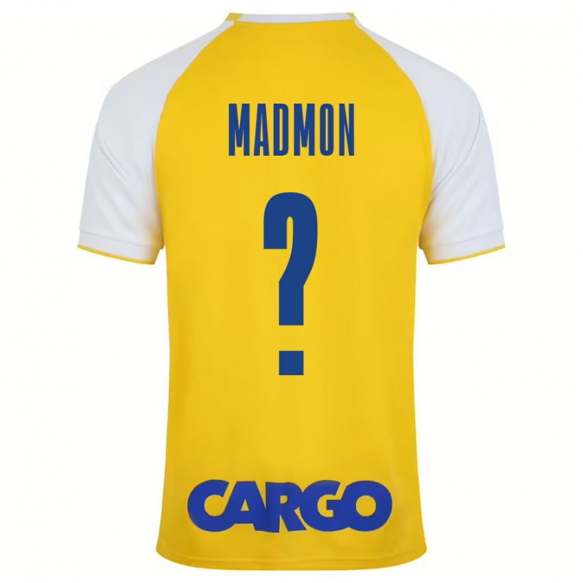 Criança Camisola Elad Madmon #0 Branco Amarelo Principal 2024/25 Camisa Brasil