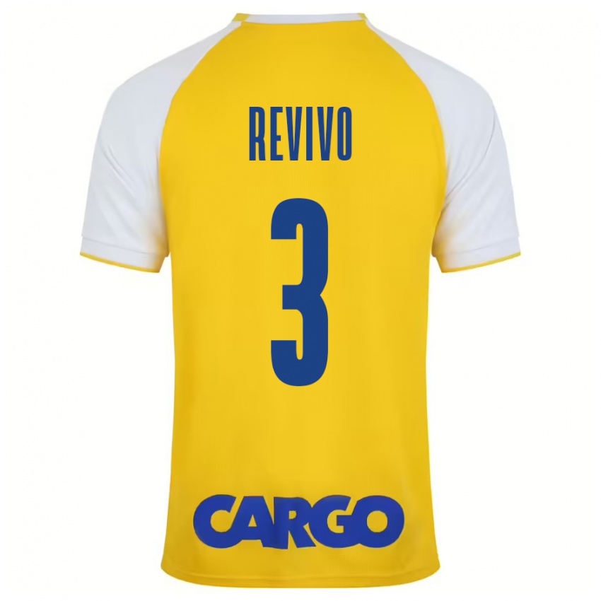 Criança Camisola Roy Revivo #3 Branco Amarelo Principal 2024/25 Camisa Brasil