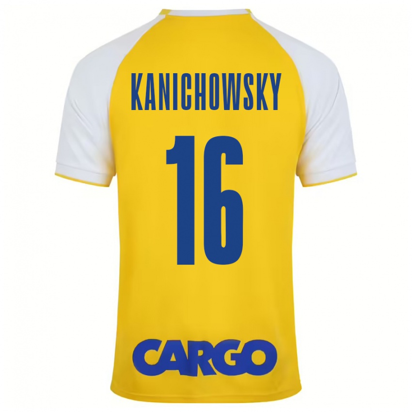 Criança Camisola Gabi Kanichowsky #16 Branco Amarelo Principal 2024/25 Camisa Brasil