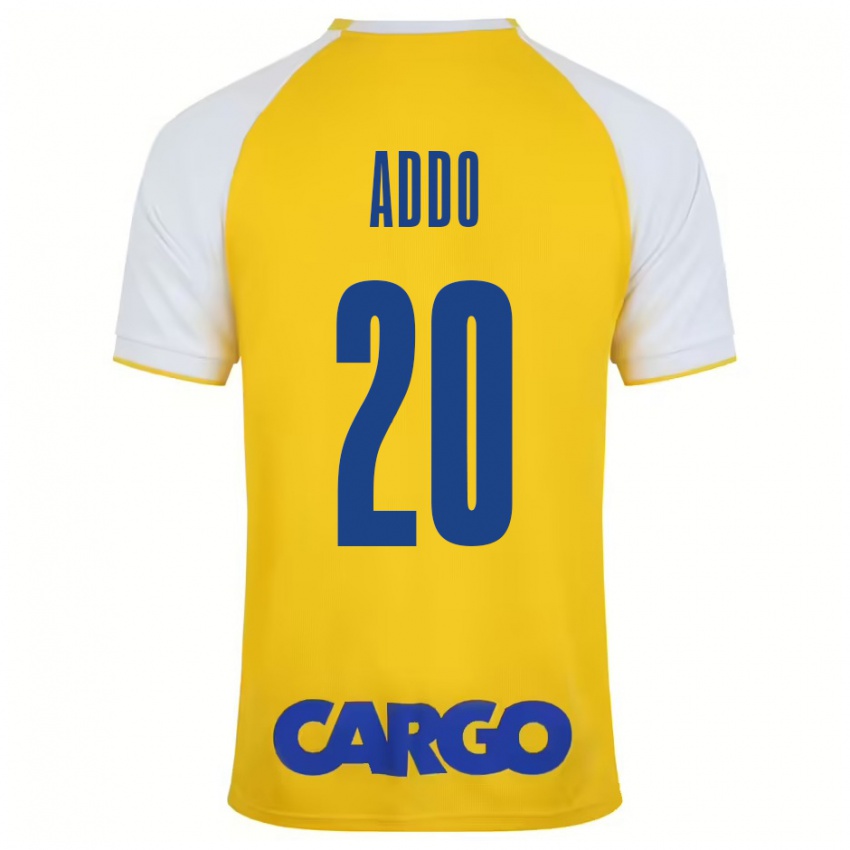 Criança Camisola Henry Addo #20 Branco Amarelo Principal 2024/25 Camisa Brasil