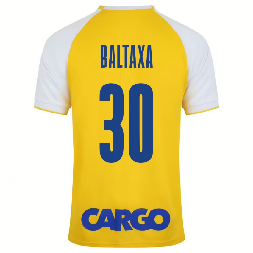 Criança Camisola Matan Baltaxa #30 Branco Amarelo Principal 2024/25 Camisa Brasil