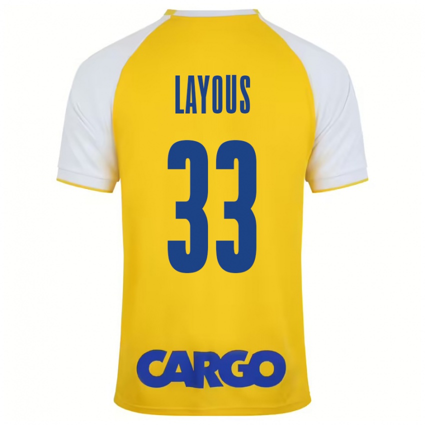 Criança Camisola Hisham Layous #33 Branco Amarelo Principal 2024/25 Camisa Brasil