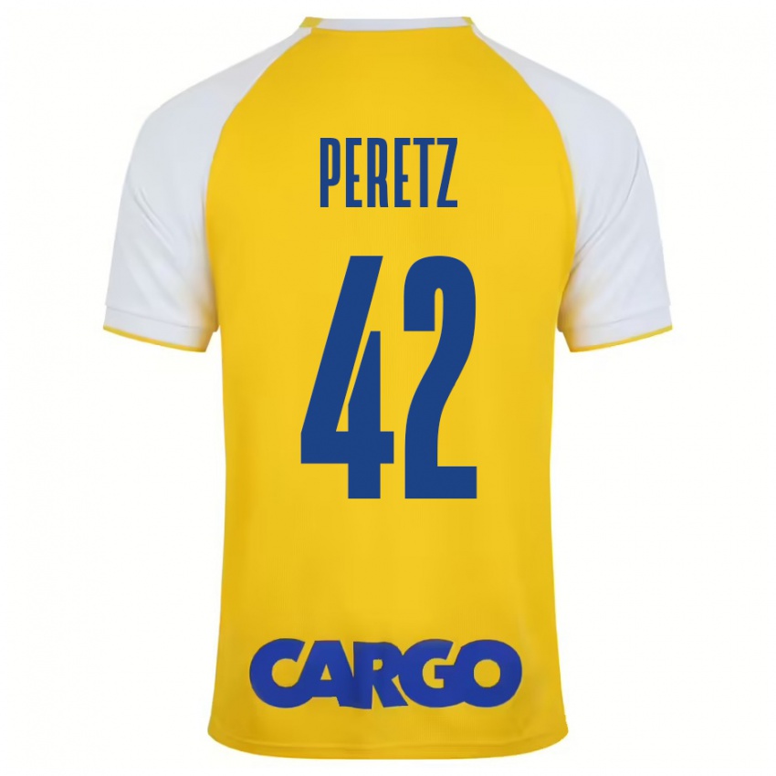 Criança Camisola Dor Peretz #42 Branco Amarelo Principal 2024/25 Camisa Brasil