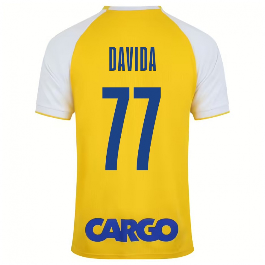 Criança Camisola Osher Davida #77 Branco Amarelo Principal 2024/25 Camisa Brasil