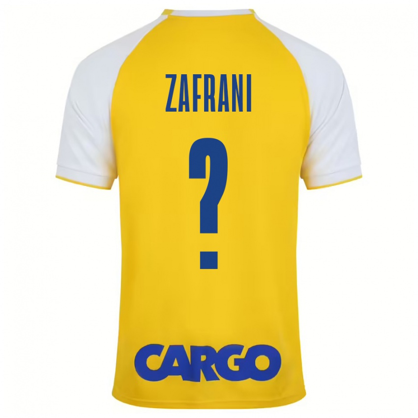 Criança Camisola Itay Zafrani #0 Branco Amarelo Principal 2024/25 Camisa Brasil