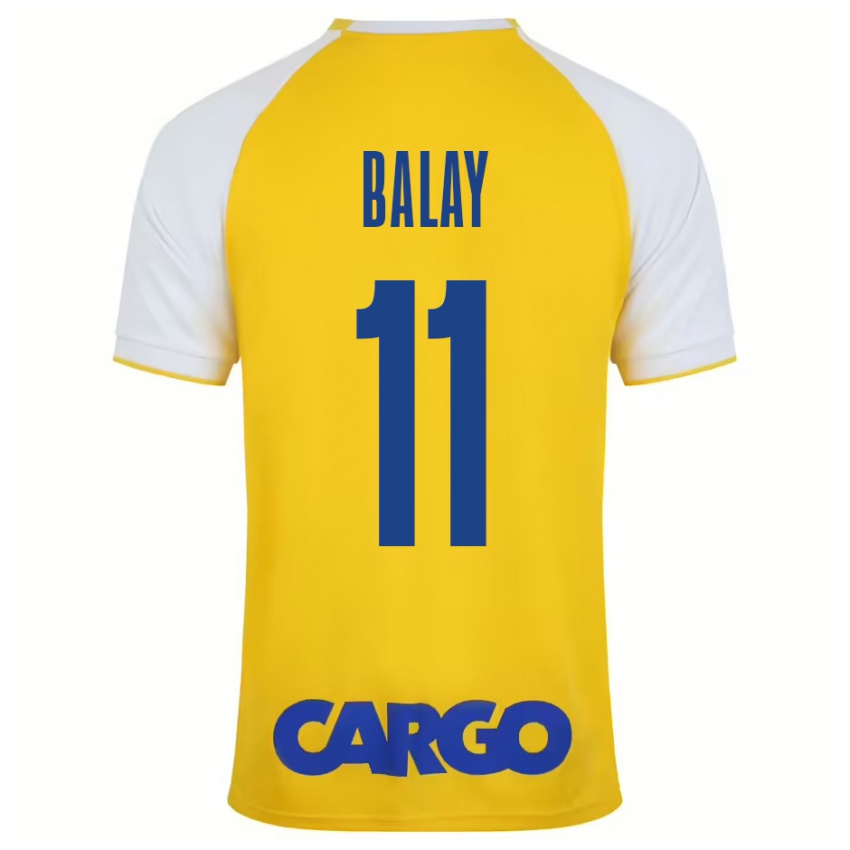 Criança Camisola Yehuda Balay #11 Branco Amarelo Principal 2024/25 Camisa Brasil