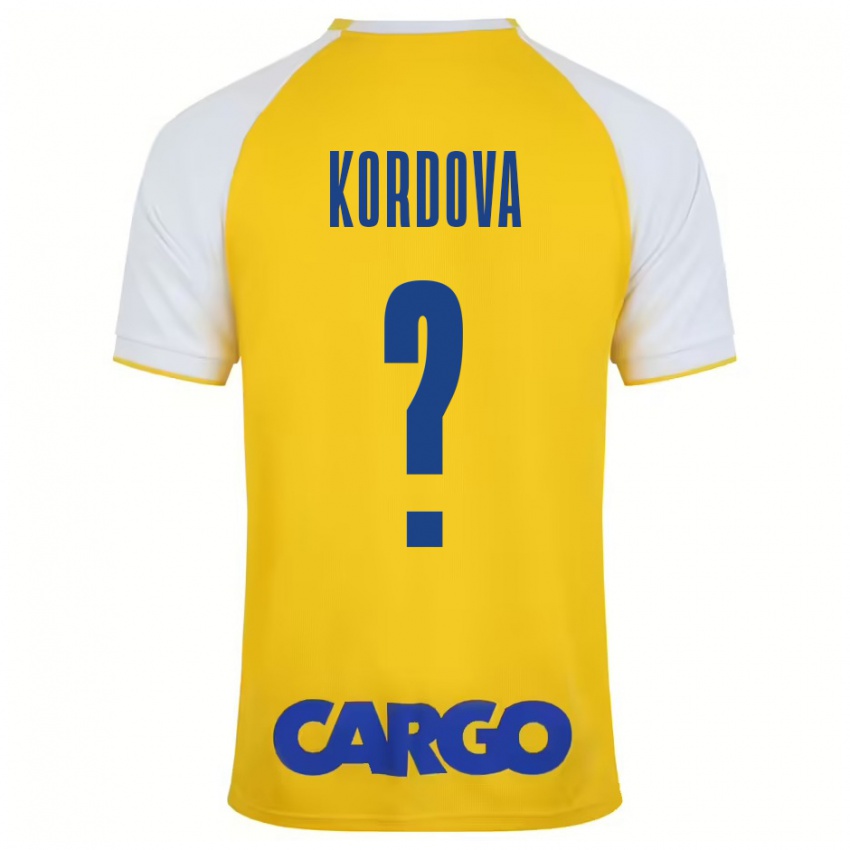 Criança Camisola Adir Kordova #0 Branco Amarelo Principal 2024/25 Camisa Brasil