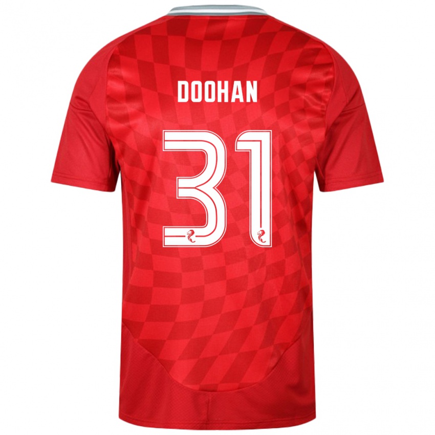 Criança Camisola Ross Doohan #31 Vermelho Principal 2024/25 Camisa Brasil