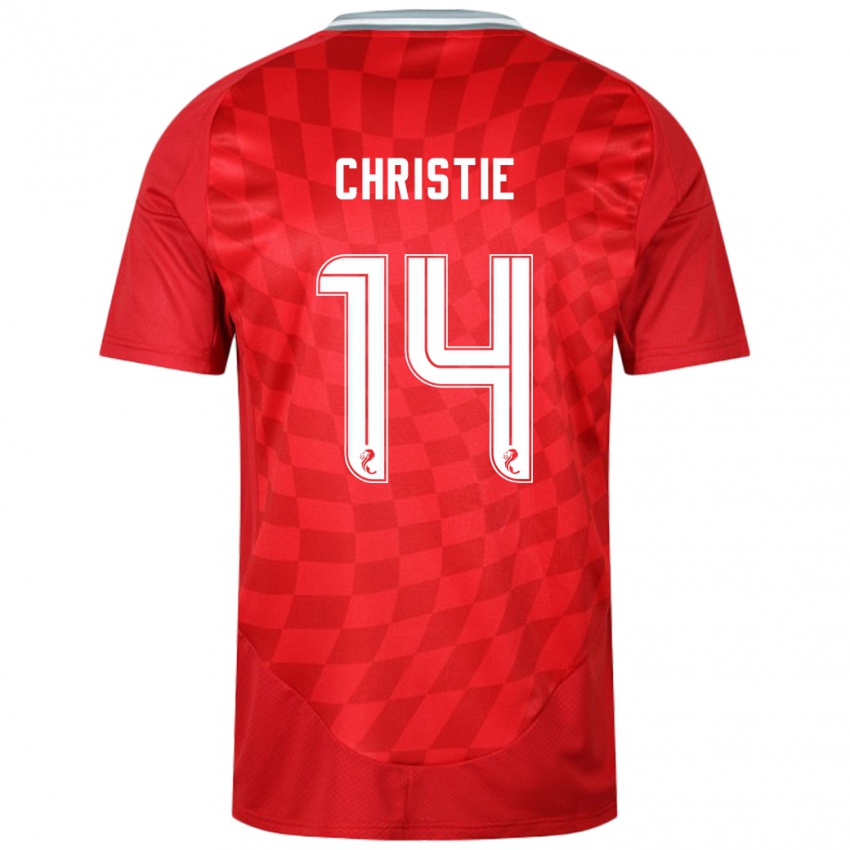 Criança Camisola Mya Christie #14 Vermelho Principal 2024/25 Camisa Brasil