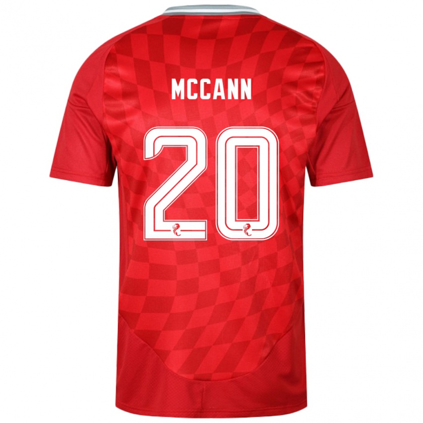 Criança Camisola Annalisa Mccann #20 Vermelho Principal 2024/25 Camisa Brasil