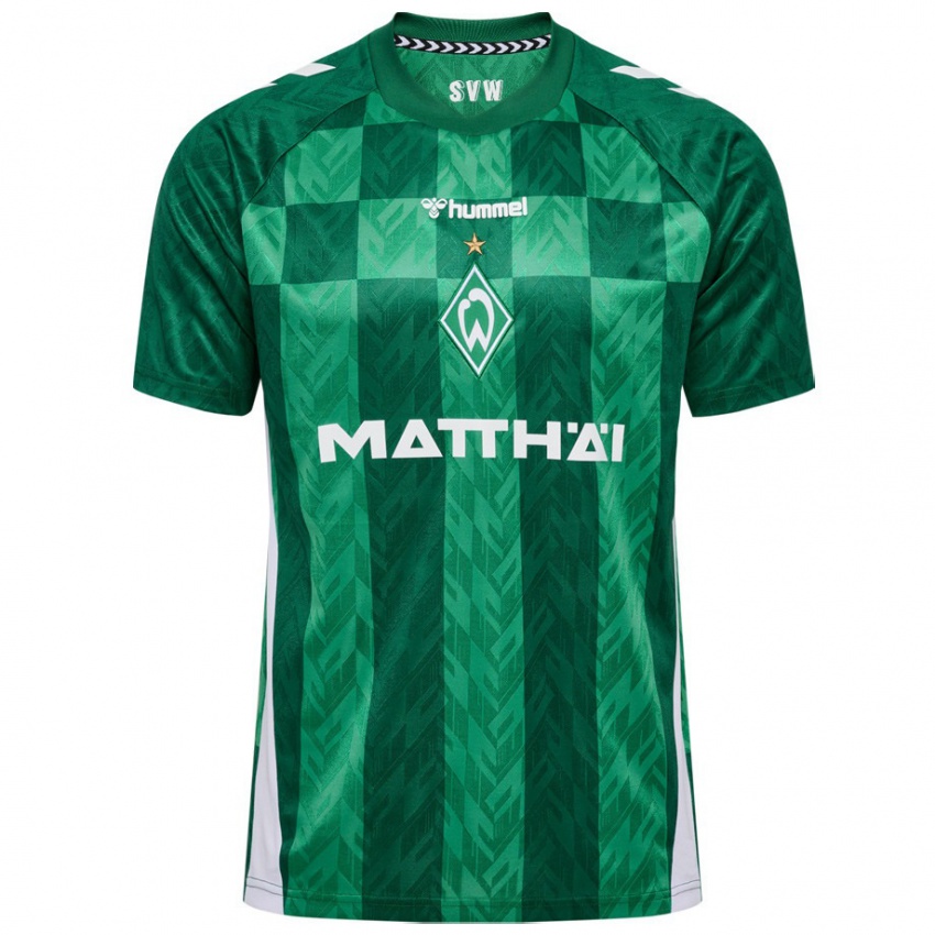 Criança Camisola Dennis Lütke-Frie #10 Verde Principal 2024/25 Camisa Brasil