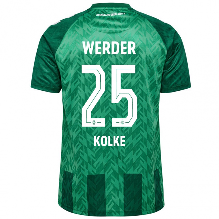 Criança Camisola Markus Kolke #25 Verde Principal 2024/25 Camisa Brasil