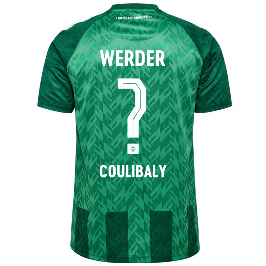 Criança Camisola Karim Coulibaly #0 Verde Principal 2024/25 Camisa Brasil