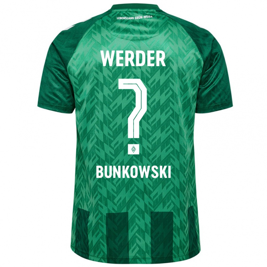 Criança Camisola Paul Bunkowski #0 Verde Principal 2024/25 Camisa Brasil