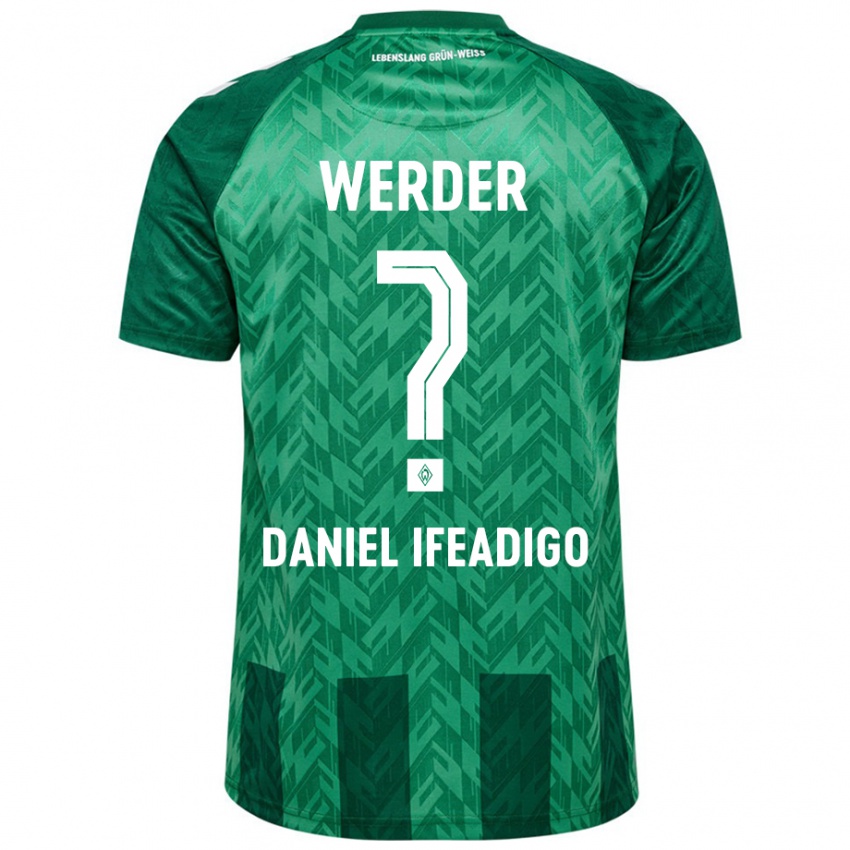 Criança Camisola Kamsiyonna Daniel Ifeadigo #0 Verde Principal 2024/25 Camisa Brasil